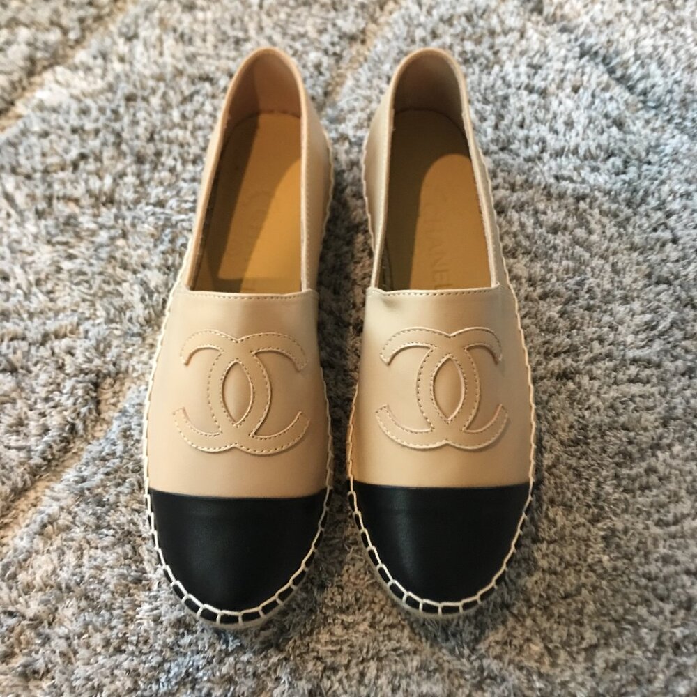 Chanel Lambskin Espadrilles